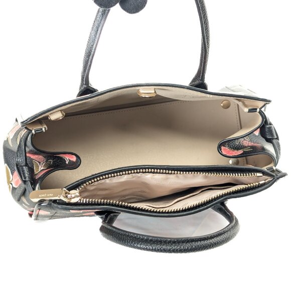 KATE SPADE New York Roses Leather Satchel Crossbody - Picture 8 of 14